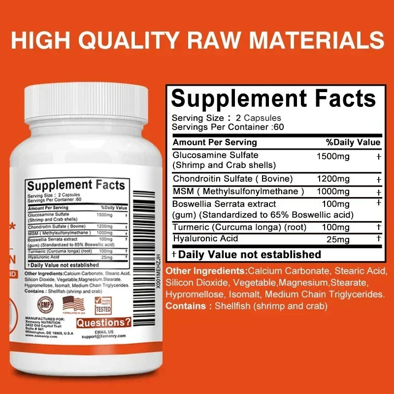 Joint Support Capsules – Arthritis Relief, Pain-Free Mobility, Joint, Muscle & Immune Health