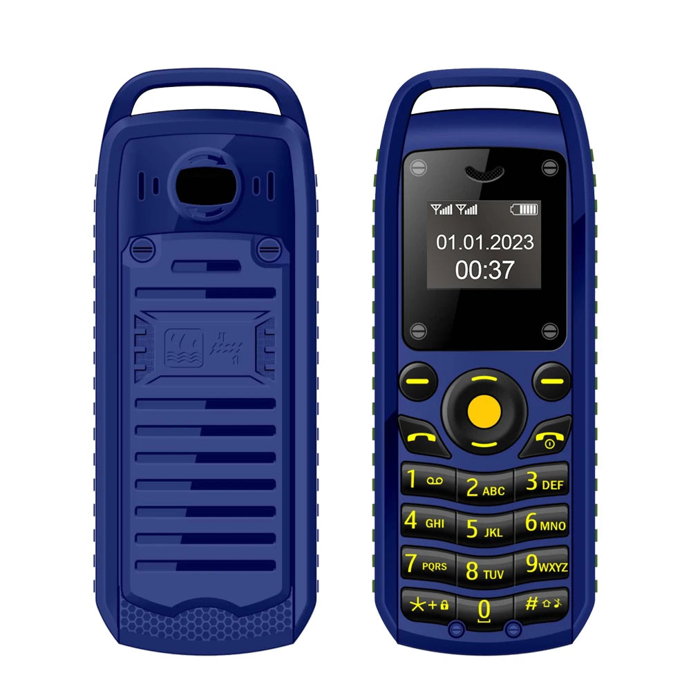 SERVO B25 Mini Feature Phone – Dual SIM, Magic Voice, Bluetooth Sync, 2G Network, Multilingual (Ultra Compact 24g)