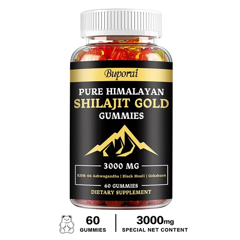 Shilajit Gummies – Boosts Energy, Mood, Immunity & Digestive Health – Himalayan Sourced