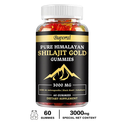 Shilajit Gummies – Boosts Energy, Mood, Immunity & Digestive Health – Himalayan Sourced