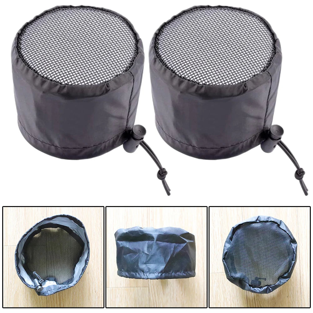 2Pcs 4/6/8in Grow Tents Duct Filter Vent Cover With Elastic Band Fixed Buckles Waterproof Dust-proof For Plant Growth