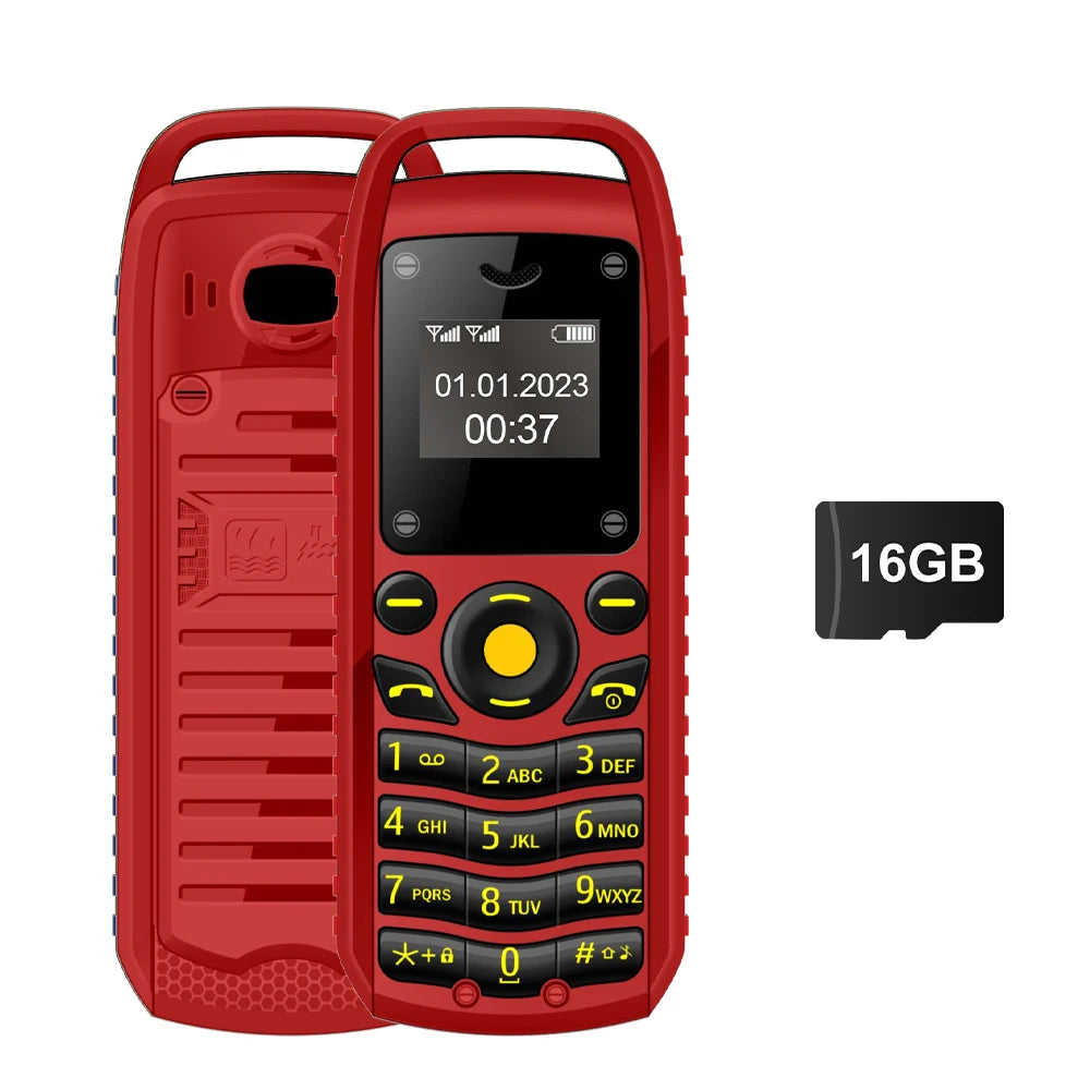 SERVO B25 Mini Feature Phone – Dual SIM, Magic Voice, Bluetooth Sync, 2G Network, Multilingual (Ultra Compact 24g)