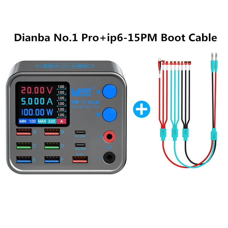 MaAnt DianBa No. 1 Pro Wireless Fast Charging Tool for Mobile Phone Laptop High Precision Current Data Line Detection Charger
