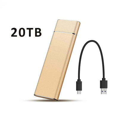 External 2TB /8TB/16TB/20TB / 30TB SSD – High-Speed Portable Solid State Drive with Type-C & USB 3.1 Interface for PC, Laptop & Mac