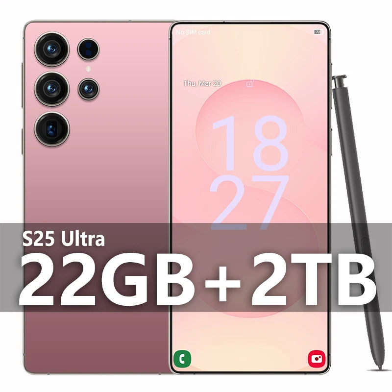 💎 2025 Original Pad S25 Ultra Tablet PC – 7.3" 4K Android 14 | 22GB + 2TB | 8000mAh Battery | 4G/5G Dual SIM | WiFi + GPS