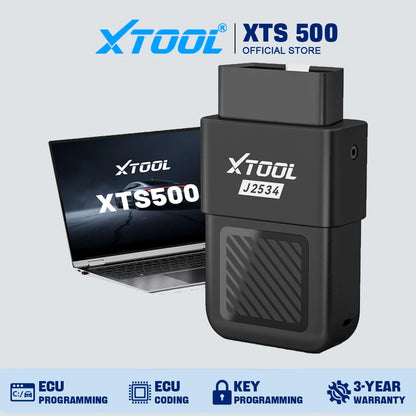 XTOOL XTS500 J2534 VCI Diagnostic Tool Car OBD2 Scanner Full System Diagnostic ECU Coding Automotive Scanner J2534 Programming