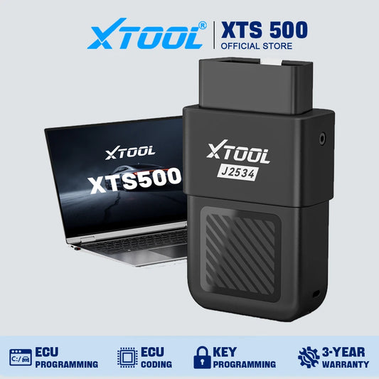 XTOOL XTS500 J2534 VCI Diagnostic Tool Car OBD2 Scanner Full System Diagnostic ECU Coding Automotive Scanner J2534 Programming