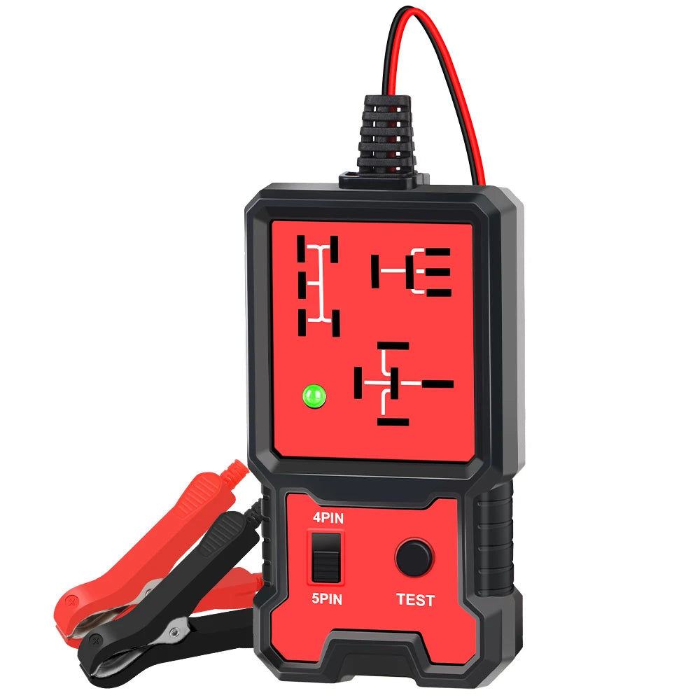 Car Relay & Voltage Tester – Universal 12V Automotive Relay Checker with LED Indicator