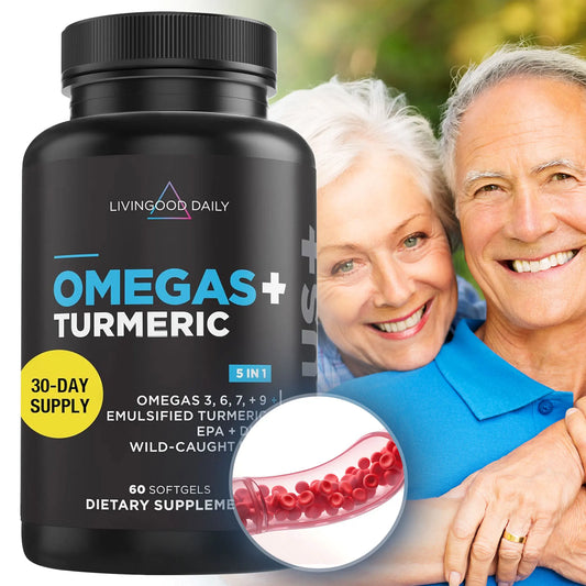 ✨ Omega 3 6 9 Supplement Plus – Brain, Heart & Joint Support