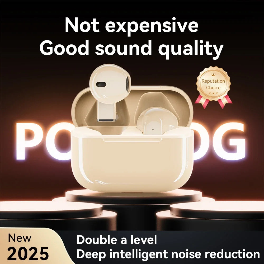 Pro5S Wireless Bluetooth Headphones | Mini Portable Stereo Earbuds with Noise Reduction & Long Battery Life