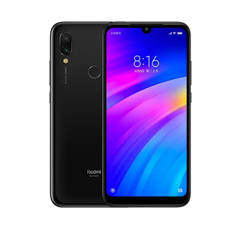 Xiaomi Redmi 7 Cellphone with Case – Dual SIM, Android, Dual Camera (Used, Original)