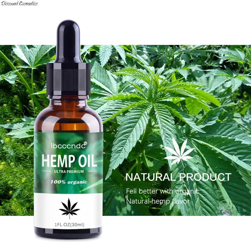 15ML 1000mg Pure Hemp Essential Oil Drop For Pain Relief Sleep Better Reduce Mania And Anxiety
