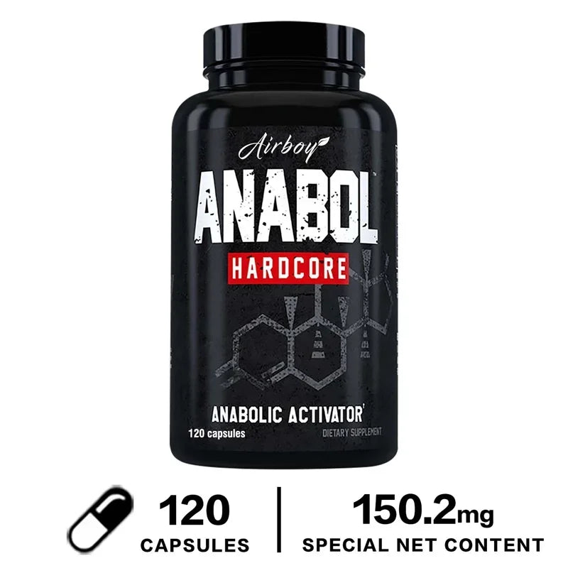 ✨ 120pcs Anabol Hardcore Supplement – Build Lean, High-Quality Muscle