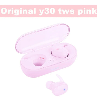 Y30 TWS Bluetooth 5.0 Wireless Stereo Earbuds | In-Ear Noise Reduction & Waterproof Headphones for Android & iOS