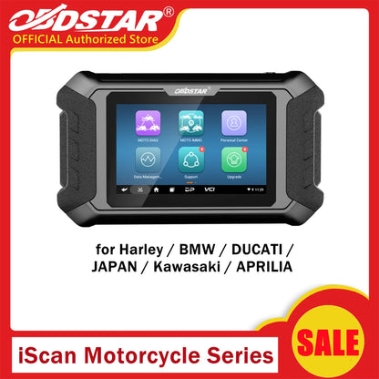 OBDSTAR iScan Motorcycle Diagnostic Scanner | Full System Diagnosis & Key Programming for Harley, BMW, Ducati, KTM, Honda, Yamaha & More