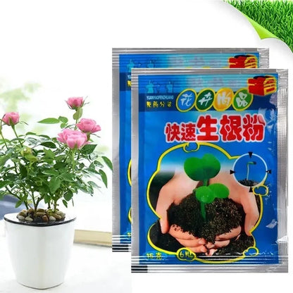 5pcs Fast Rooting Powder Plant Rapid Rooting Agent Hormone Growing Root Seedling Germination For Most Plants Garden Supplies