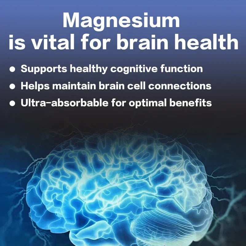 Magnesium L-Threonate Supplement – Supports Brain Health, Memory, Concentration & Cognition