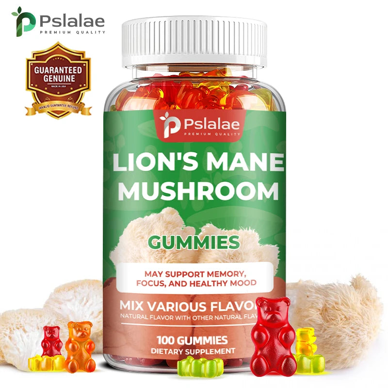 Lion’s Mane Mushroom Gummies – Brain Support, Focus & Mental Clarity