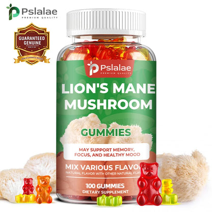 Lion’s Mane Mushroom Gummies – Brain Support, Focus & Mental Clarity