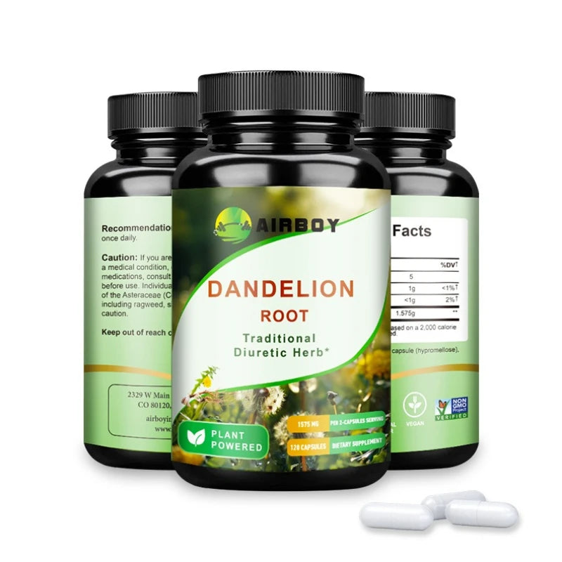 ✨ Dandelion Root Capsules – Liver Detox & Immune Support