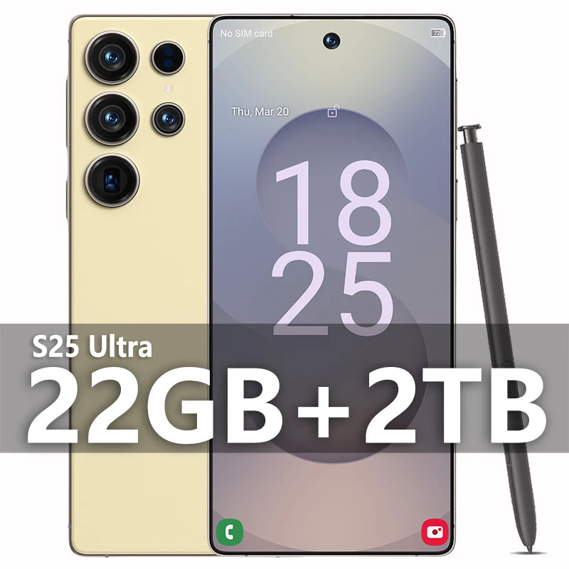 💎 2025 Original Pad S25 Ultra Tablet PC – 7.3" 4K Android 14 | 22GB + 2TB | 8000mAh Battery | 4G/5G Dual SIM | WiFi + GPS