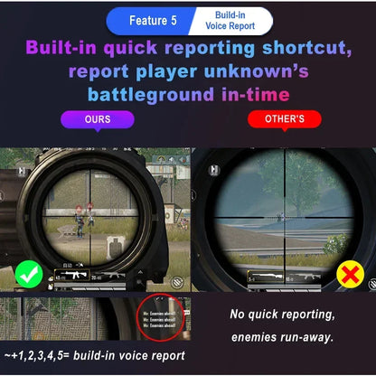 M1 Pro Mobile Game Controller 4-in-1 Adapter | iOS & Android Compatible