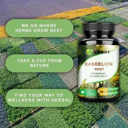 ✨ Dandelion Root Capsules – Liver Detox & Immune Support