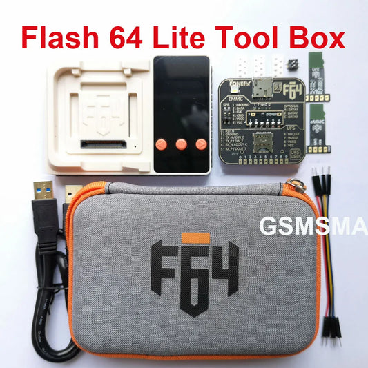100% original F64 Easy JTAG Box Flash 64 Lite Tool Box For eMMC ISP UFS jtag Adapter