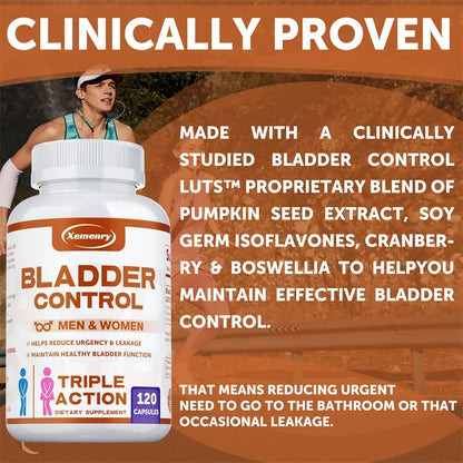 Bladder Control Supplement – Reduces Urinary Frequency & Urgency, Supports Healthy Urination