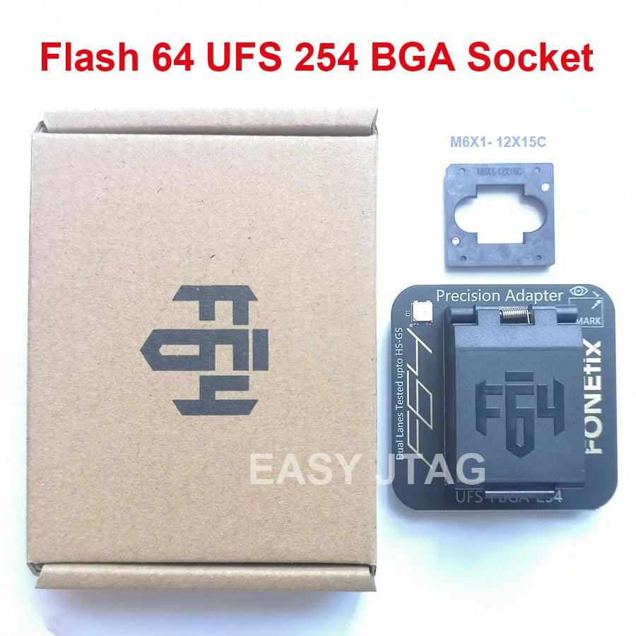 NEW F64 Flash 64 Ultra Full set lite Tool Box F64 Box + eMMC 4 in 1 + UFS BGA153 + UFS BGA 254 Socket Adapter