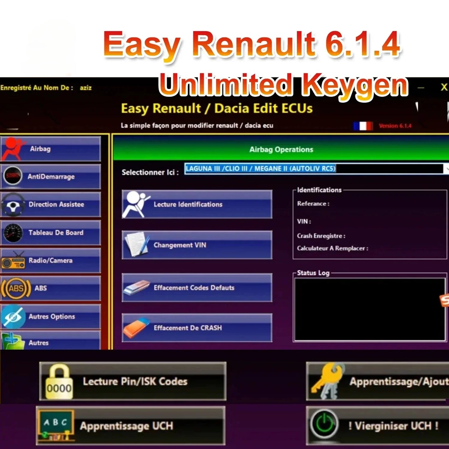 Easy Renault v6.1.4 (Renolink-Compatible) – Renault ECU Diagnostic Software License & Setup Support