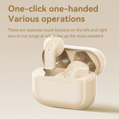 Pro5S Wireless Bluetooth Headphones | Mini Portable Stereo Earbuds with Noise Reduction & Long Battery Life