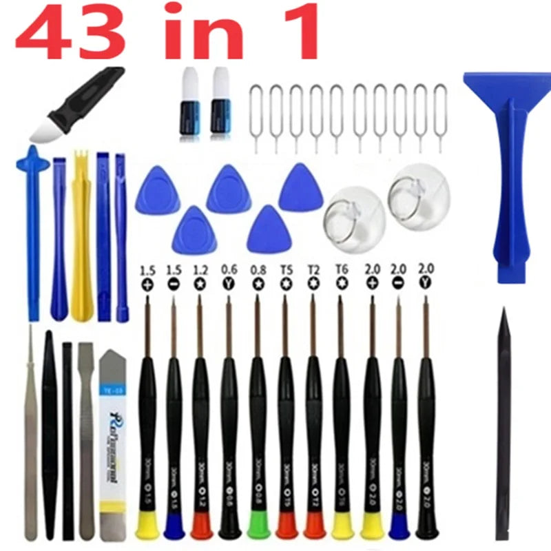 40-in-1 Mobile Phone Repair Tool Kit – Precision Screwdriver & Pry Set for iPhone, Samsung, Xiaomi, Huawei & More