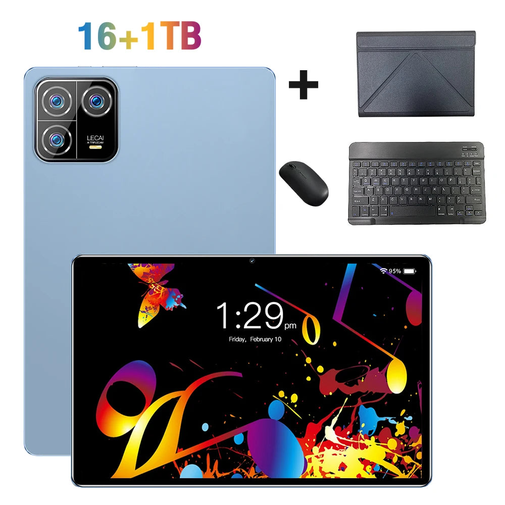 Original Tablet Pad 6 MAX 11 Inch 16GB RAM 1TB ROM tablet Android 13 Core Pad Tablet PC Phone Dual Wifi tablette android 8800mah
