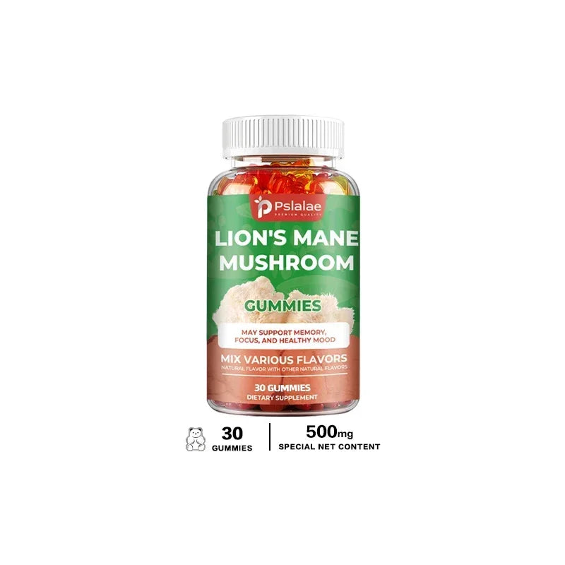 Lion’s Mane Mushroom Gummies – Brain Support, Focus & Mental Clarity