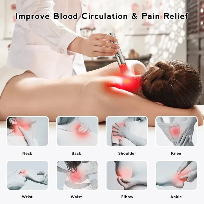 Cold Laser Therapy Device – 5 Wavelength Near Infrared 940nm, Relieves Pain, Reduces Inflammation & Supports Skin Health