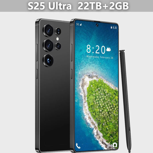 💎 2025 Original Pad S25 Ultra Tablet PC – 7.3" 4K Android 14 | 22GB + 2TB | 8000mAh Battery | 4G/5G Dual SIM | WiFi + GPS