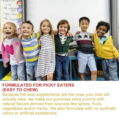 Kids Multivitamin Gummies – Brain, Immunity & Energy Support