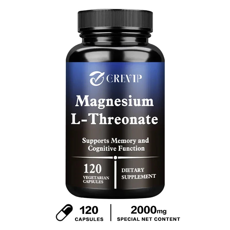 Magnesium L-Threonate Supplement – Supports Brain Health, Memory, Concentration & Cognition
