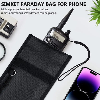 Faraday Shielding Bag – Fireproof, Waterproof RFID Signal Blocker for Laptops, Tablets, Phones & Car Keys (Free Shipping)