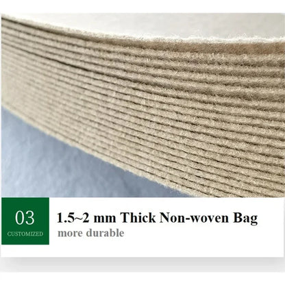 Garden Vegetable Plant Grow Bags, 1/2/3/5/7/10/12Gallons Thickened Non-Woven Grow Bags Aeration Fabric Pots with Handles