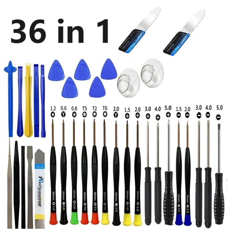 40-in-1 Mobile Phone Repair Tool Kit – Precision Screwdriver & Pry Set for iPhone, Samsung, Xiaomi, Huawei & More