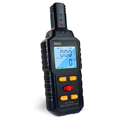 Portable S8602 Digital EMF Detector – Electric & Magnetic Field, Temperature Measurement, Radiation Safety Tool