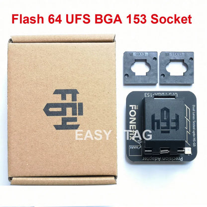 NEW F64 Flash 64 Ultra Full set lite Tool Box F64 Box + eMMC 4 in 1 + UFS BGA153 + UFS BGA 254 Socket Adapter