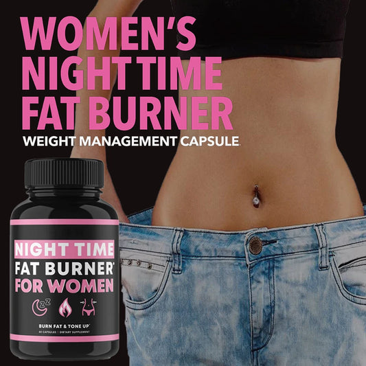 ✨ Night Time Fat Burner – Overnight Weight Loss Support for Women