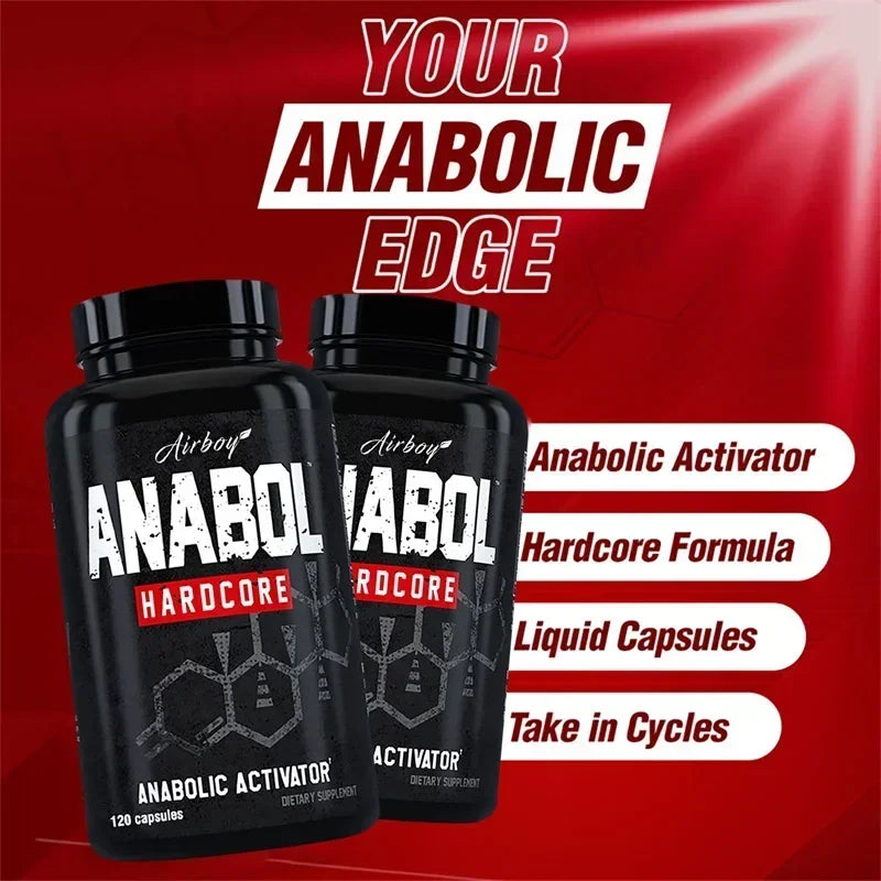 ✨ 120pcs Anabol Hardcore Supplement – Build Lean, High-Quality Muscle