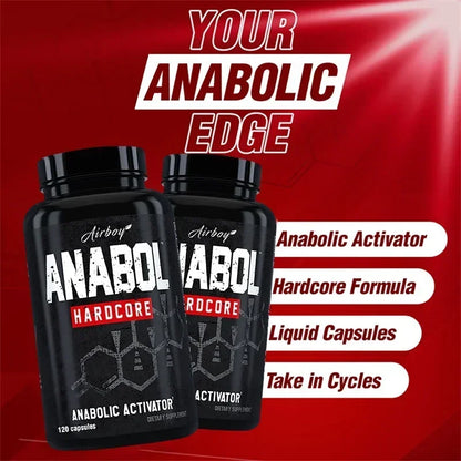 ✨ 120pcs Anabol Hardcore Supplement – Build Lean, High-Quality Muscle