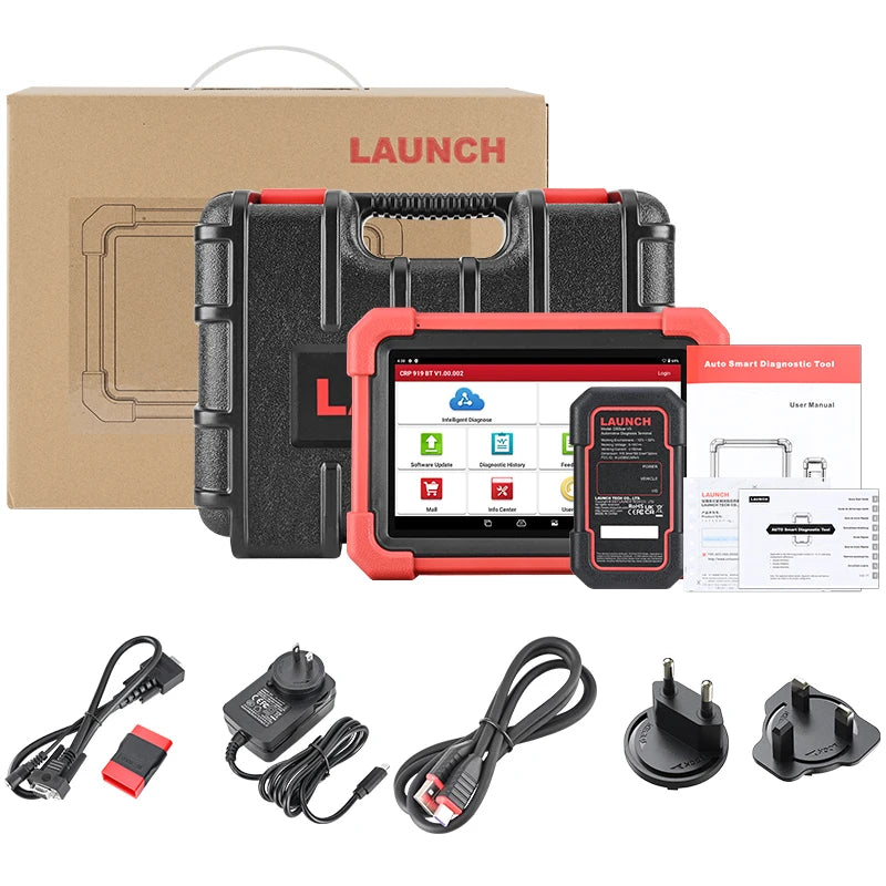 X-431 LAUNCH CRP919X BT OBD2 Scanner – Pro Car Diagnostic Tool with CANFD & DOIP | 2 Years Free Updates