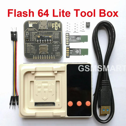 100% original F64 Easy JTAG Box Flash 64 Lite Tool Box For eMMC ISP UFS jtag Adapter