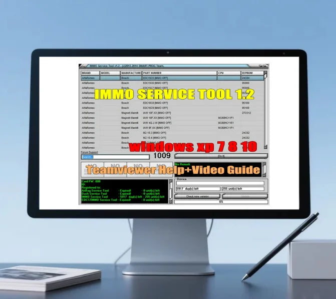 Immo Tool V1.2 CAR CODE / IMMO OFF EDC15 EDC16 EDC17 ECU Virgin Eeprom IMMO KEY PIN CODE CALCULATOR BSI VDO